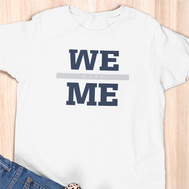 We Over Me Shirt Grey