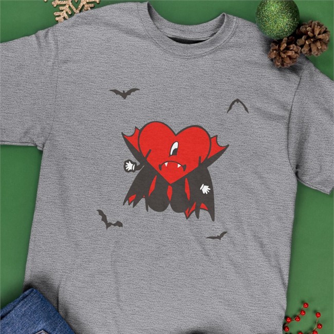 Vampire Heart Long Sleeve Shirt Bad Bunny Un Verano Sin Ti Merch Vampire Heart Shirts Unveranosinti