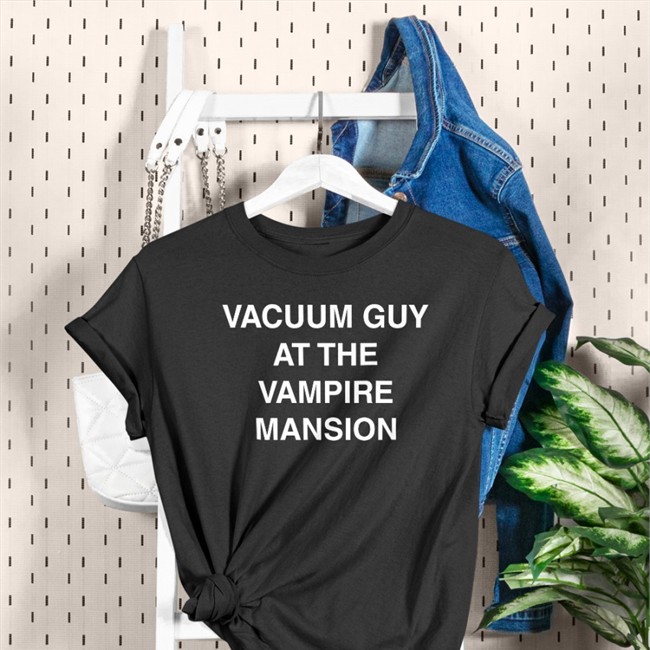 Vacuum Guy At The Vampire Mansion Tee Shirt Mcr Mcrtacoma Xobarriers