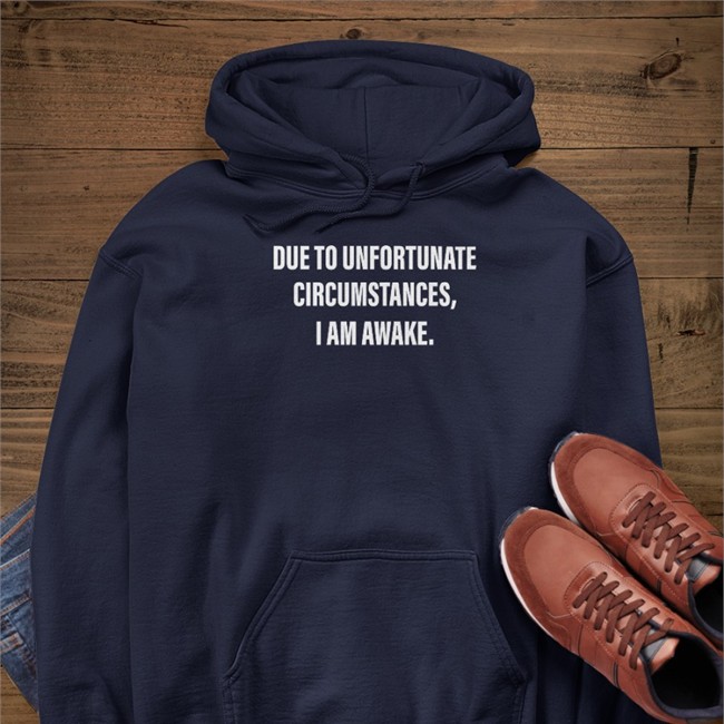 Due To Unfortunate Circumstances I Am Awake Baseball Sleeve Tee Dr Betsy R Ph D Lcsw