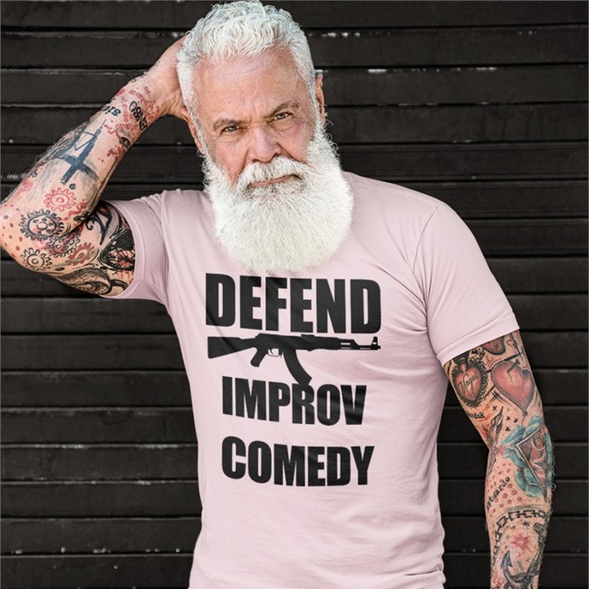 Defend Improv Comedy Tee Shirt Tom Cecil Scopgieb Defend Improv Comedy Long Sleeve T Shirt Scopgieb