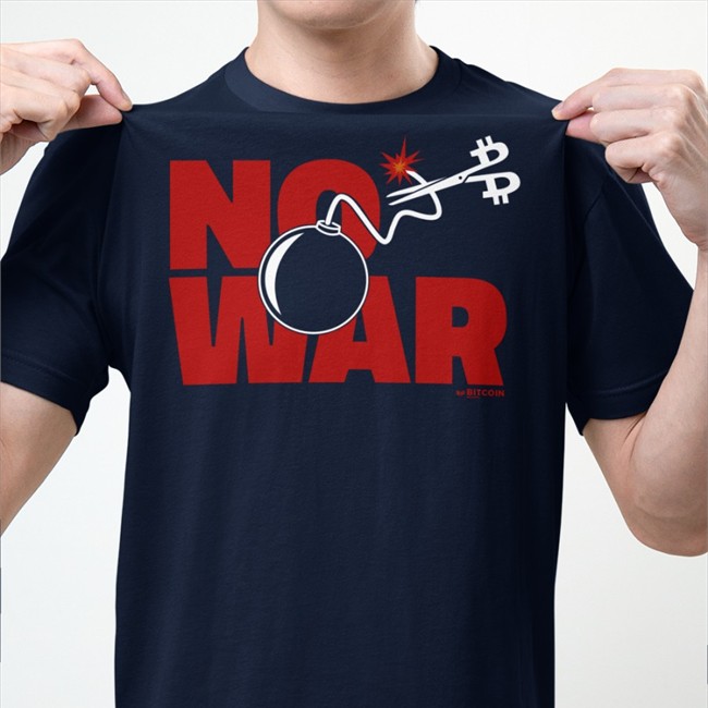 Bitcoin Magazine Store No War T-Shiirt YungGucciT