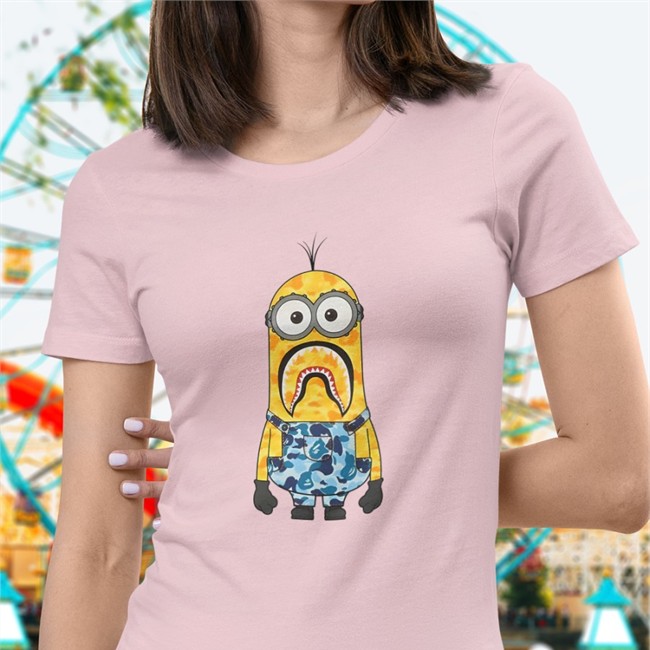 Bape X Minions Camo Minion Hooded Sweatshirt Bape X Minions Camo Minion Tee By Gnf Outfits