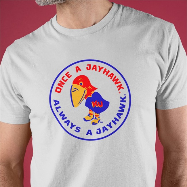 Charliehustle Merch Once A Jayhawk Always A Jayhawk Tee Shirt