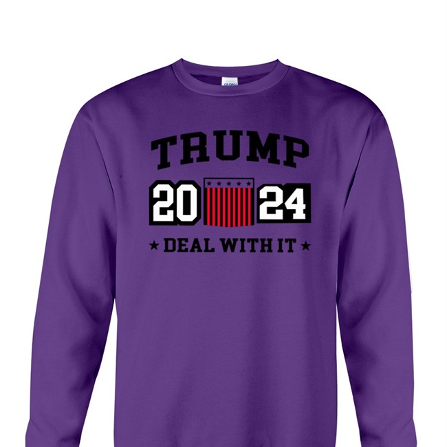 Trump 2024 Deal With It Long Sleeve Tee Davram