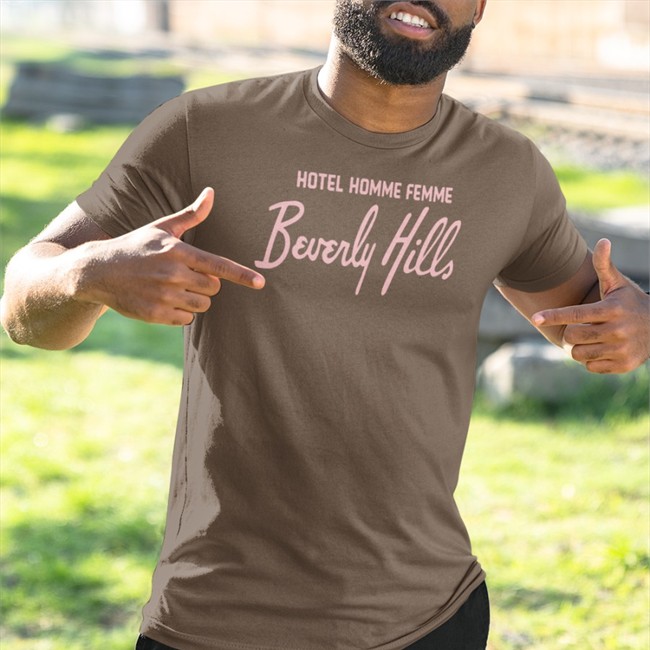 Homme Femme Store Yung Rénzél Hotel Homme Femme Beverly Hills Shirt Black