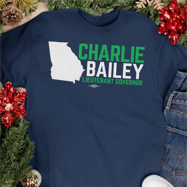 Charlie Bailey Lieutenant Governor T Shirt Charlieforgeorgia