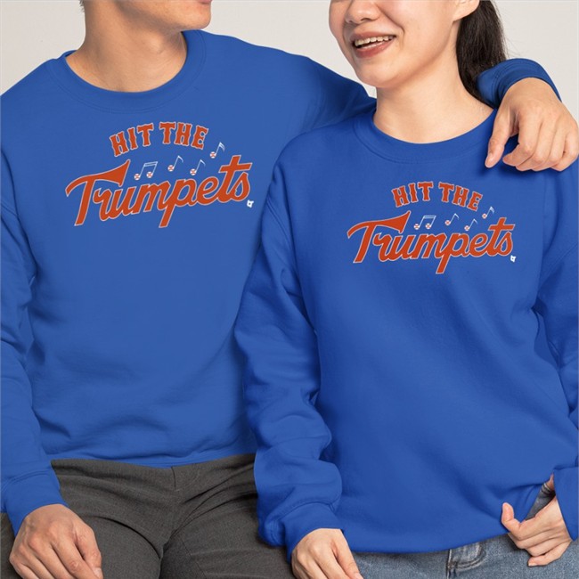 Breakingt Merch Hit The Trumpets Tee Shirt Breakingt Merch Hit The Trumpets T Shirt Blue