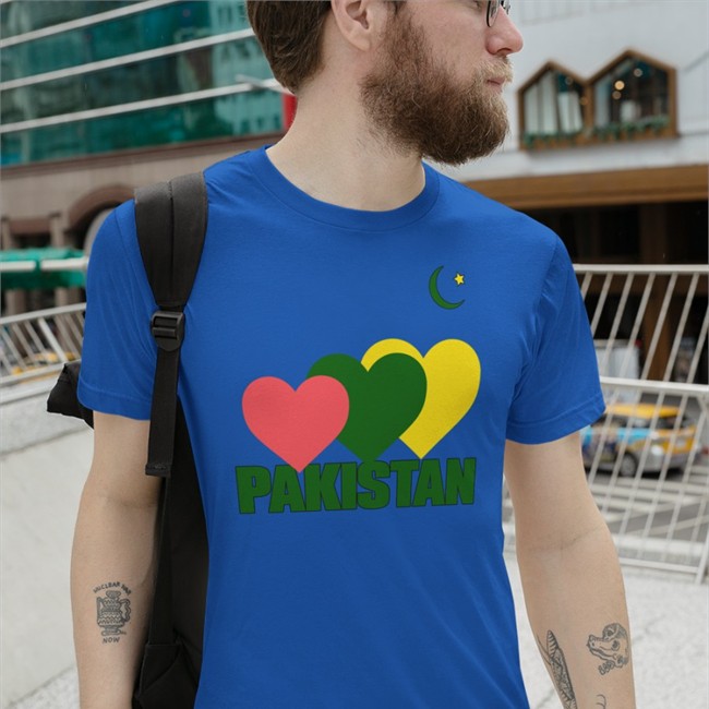 Pakistan Relief Kamil Abbas Delivers 3Hearts Tees White