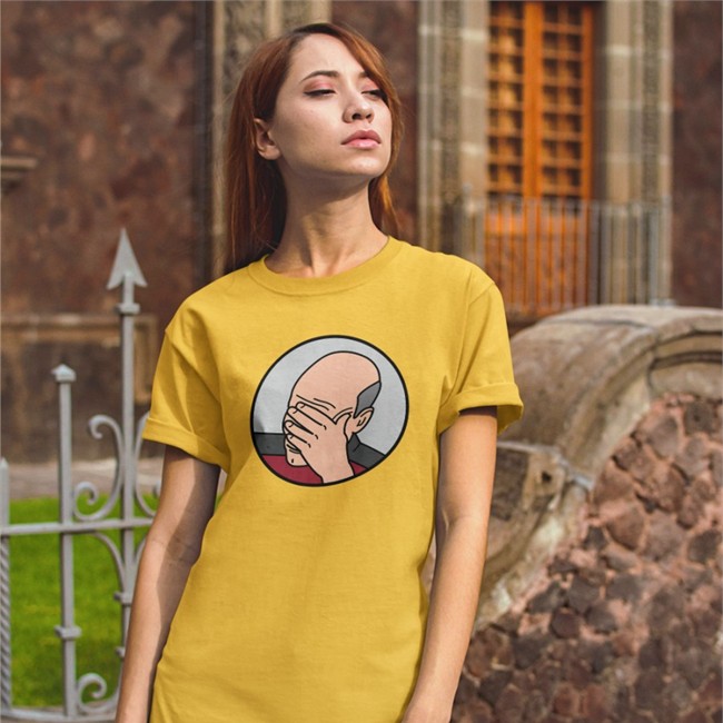 Epic Facepalm Picard Long Sleeve Raspberry Pi