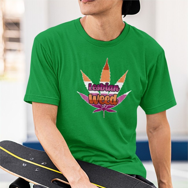 Lesbian Weed Fitted Shirt Shirt Bimbo Shop
