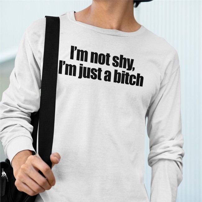 Giridivine Red I'm Not Shy I'm Just A Bitch T Shirt