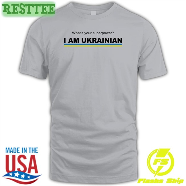 Ekaterinanwo What's Your Superpower I Am Ukrainian Shirt Ekaterinanwo What's Your Superpower I Am Ukrainian V Neck T Shirt