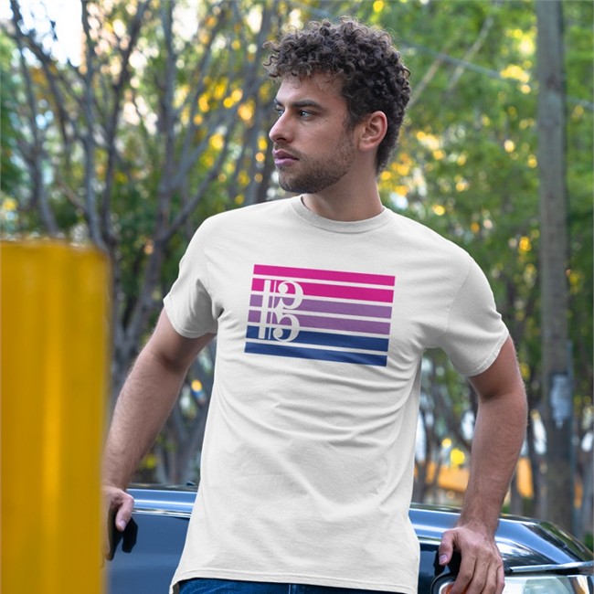 Threatening Music Notation Bisexual And Alto Clef Bi Flag T-Shirt