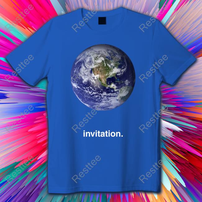 The Earth Invitation Hoodie Shirt Sebastian Vettel Ocsebvettel Sebastian Vettel The Earth Invitation Shirt