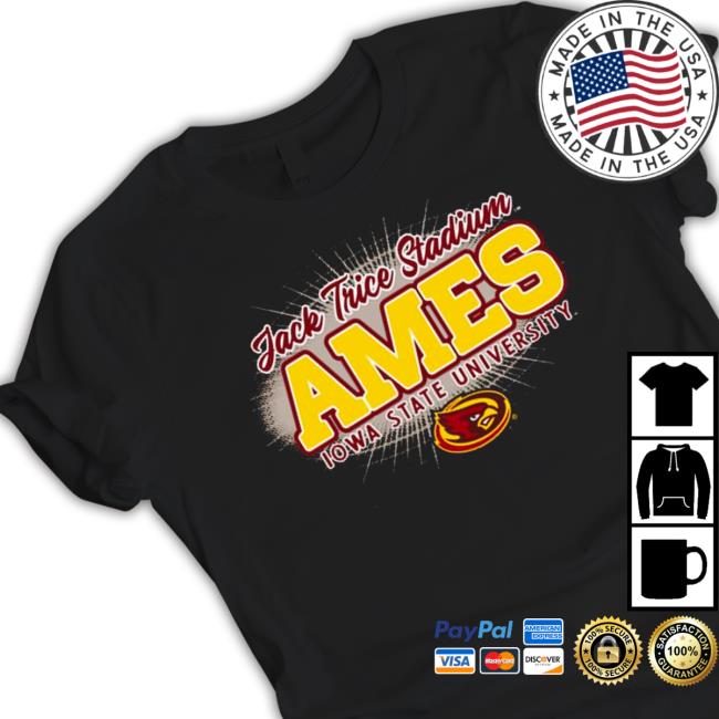 Official Jack trice stadium ames Iowa state cyclones university Tee Shirts