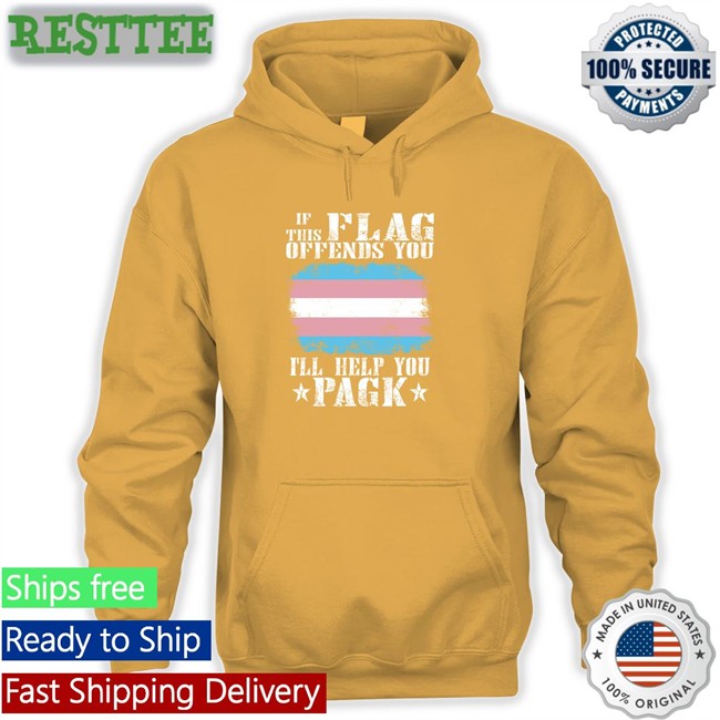 Vampire Catboy Trans If This Flag Offends You I'll Help You Pagk Hoodie Trans If This Flag Offends You I'll Help You Pagk Shirt Vampire Catboy