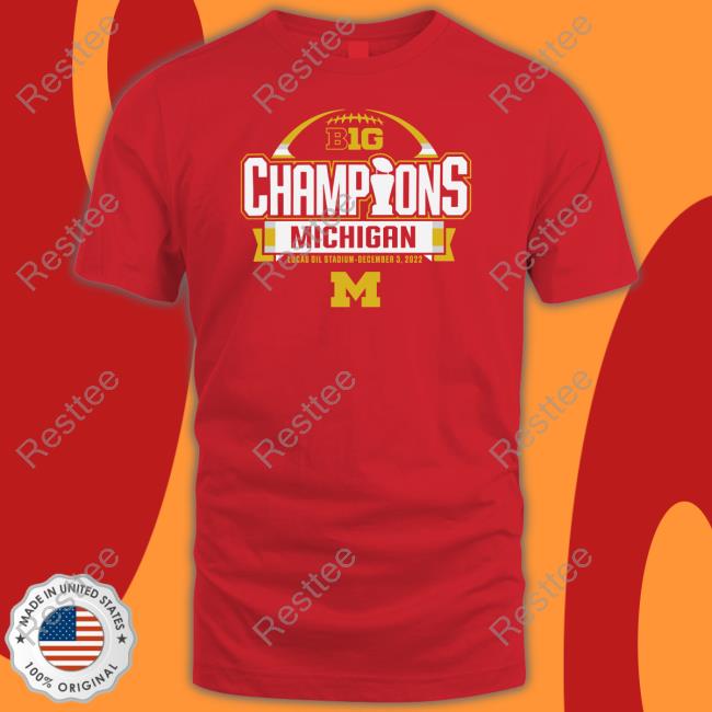 Big Champions Michigan Lucas Oil Stadium December 3 2022 Shirt