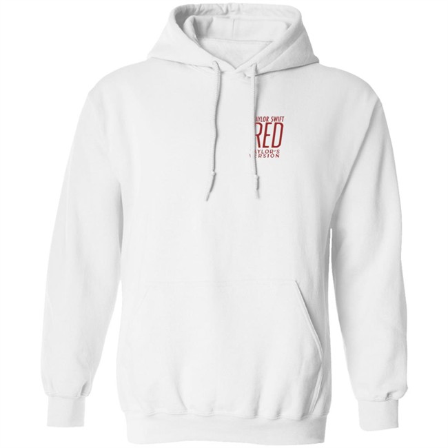 Taylorswift Merch Taylor Swift Red Taylor's Version Album Cover Hoodie Sweatshirt