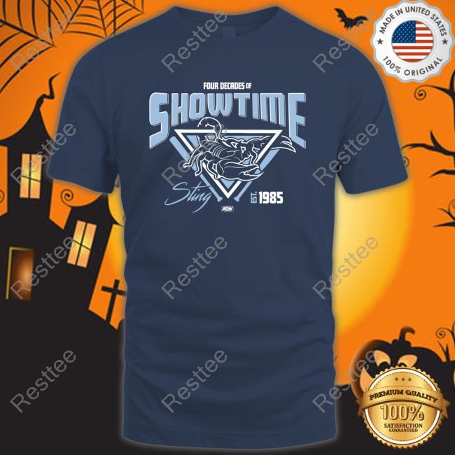 Four Decades Of Showtime! Sting Est.1985 Tee Shirt Four Decades Of Showtime! Sting Est.1985 Long Sleeve Tee Shirt
