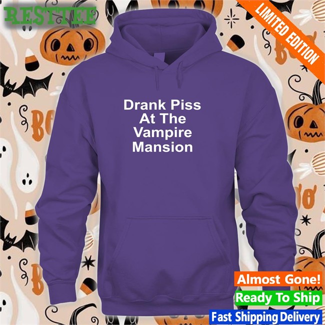 MCR merch store Drank Piss At The Vampire Mansion Long Sleeve Tee Demolitionrats