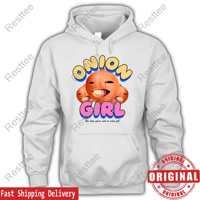 Onion Girl Edition Limited White Hoodie