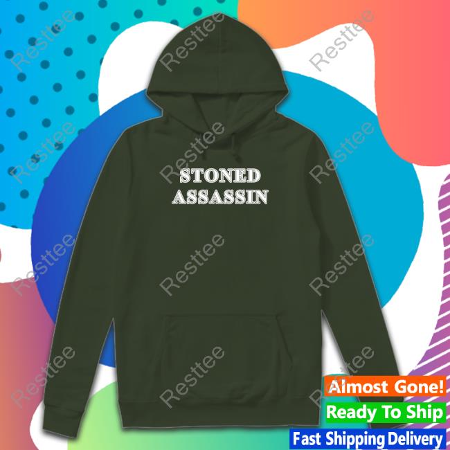 Original Stoned Assassin Long Sleeve Tee Official Stoned Assassin Black Hoodie Shirt