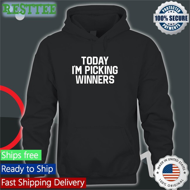 Barstool Sports Today I'm Picking Winners Crewneck Sweatshirt Black
