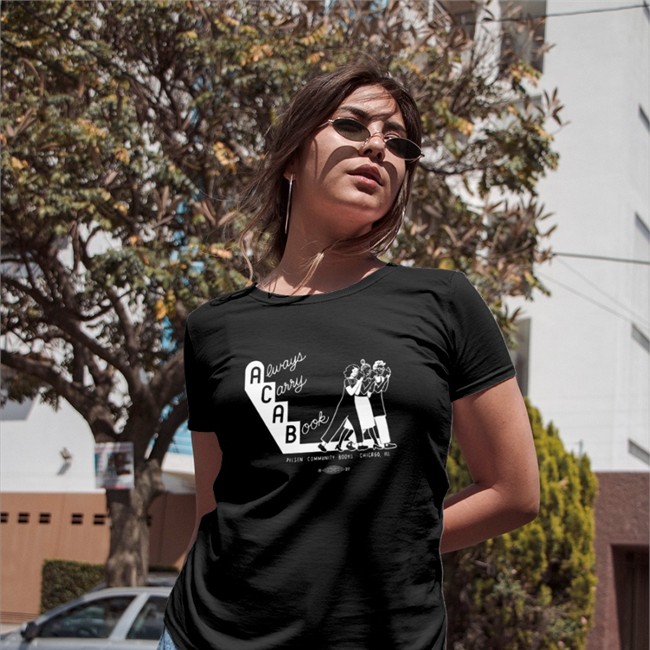 Pilsen Community Books Acab Always Carry A Book Long Sleeve T Shirt Shirts That Go Hard