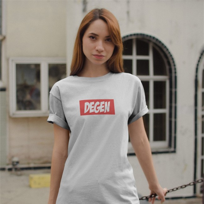 Degen Toonz Degen Box Long Sleeve Shirt Degen Toonz Degen Box White Degen Toonz Merch
