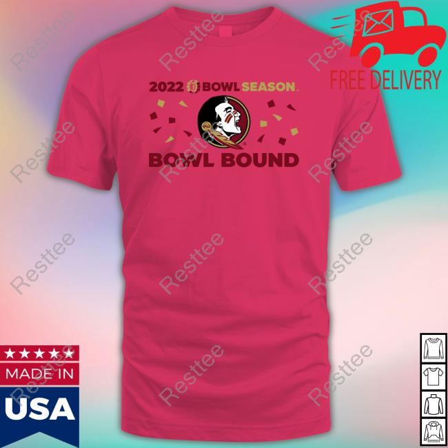 2022 Bowl Season Bowl Bound Edition Limited Tee Shirts White 2022 Bowl Season Bowl Bound T-Shirt Seminoles Equipment