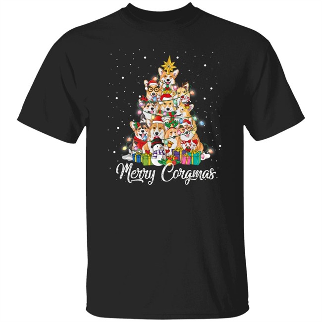 Merry Corgmas Corgi Christmas Tree Fairy Lights Dog Lover Long Sleeve T Shirt Mike Midwestgay Merry Corgmas Corgi Christmas Tree Fairy Lights Dog Lover Long Sleeve T Shirt Mike Midwestgay