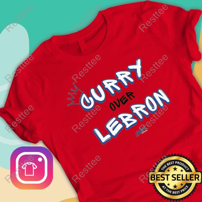 Curry Over Lebron Golden State Basketball Smack TShirts Official Curry Over Lebron Golden State Basketball Smack Tee Shirt