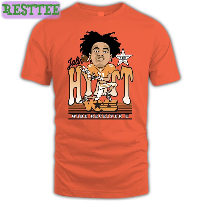 Volshop Merch Jalin Hyatt Caricature Wide Vols Receiver U Long Sleeved T Shirt School Record 5 Td's