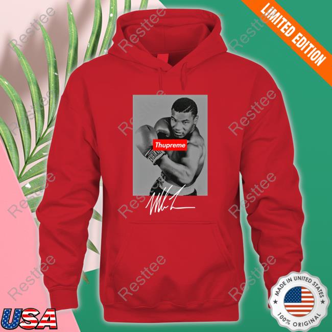 Mike Tyson Thupreme Hoodie Alycia Baumgardner Wearing Mike Tyson Thupreme T Shirt