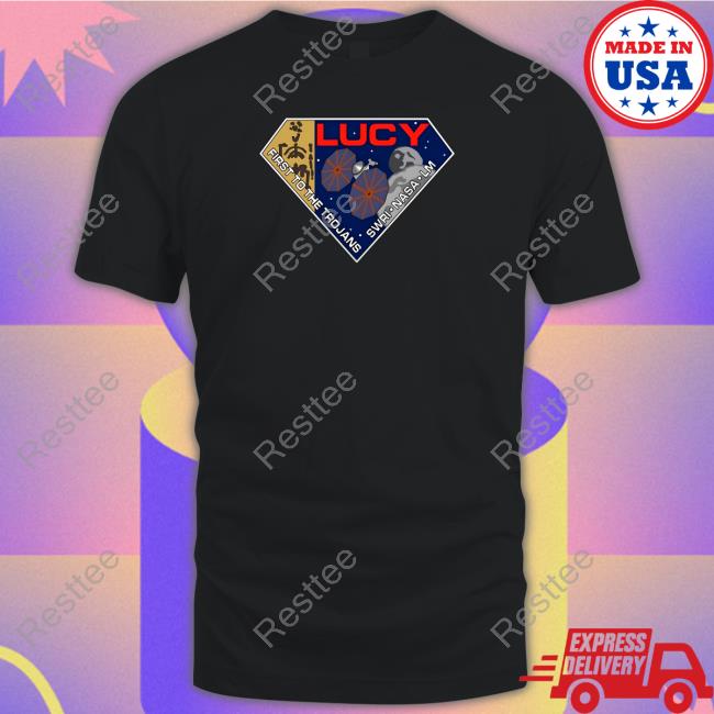 Official Lucy First To The Trojans Swri Nasa Lm Hoodie