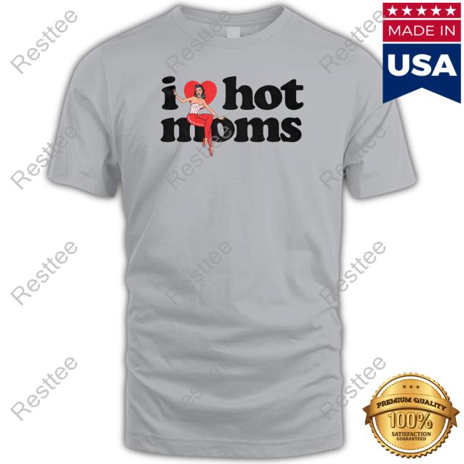 Danny Duncan Merch I Heart Hot Moms Swing White Tank Dannyduncan69