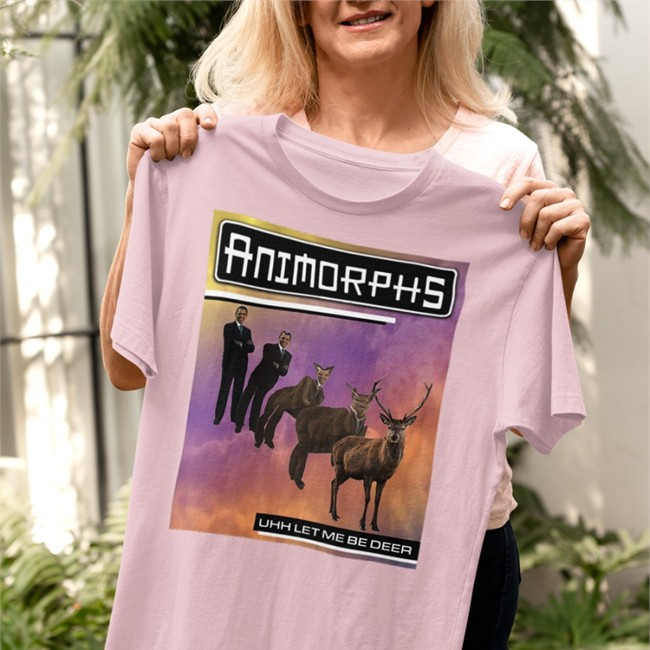 Barack Obama Animorphs Uhh Let Me Be Deer Tee Shirt Slime Slinger