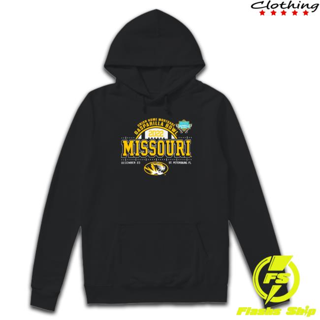 Missouri Tigers 2022 Gasparilla Bowl Playoff Football Sweatshirt Missouri Tigers 2022 Gasparilla Bowl Playoff Football Tee