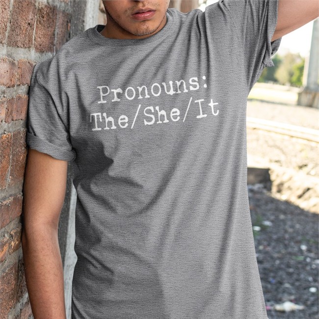 Chad Prather Pronouns The She It Tee Shirt Prathertees