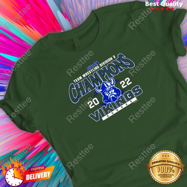 Dundee Vikings 2022 MHSAA Team Wrestling D3 Champions Shirt 2022