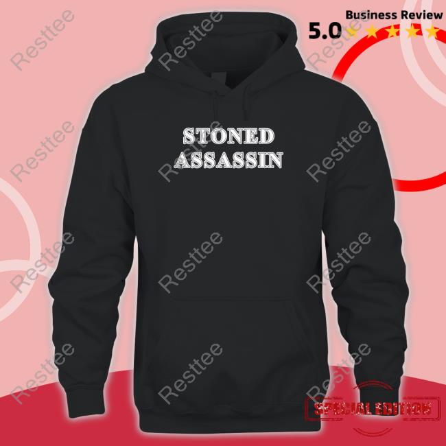 Original Stoned Assassin Long Sleeve Tee Official Stoned Assassin Black Tee Shirt