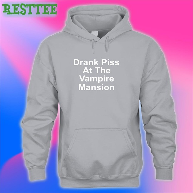 MCR merch store Drank Piss At The Vampire Mansion Long Sleeve Tee Demolitionrats MCR merch store Drank Piss At The Vampire Mansion Baseball Sleeve Tee Demolitionrats