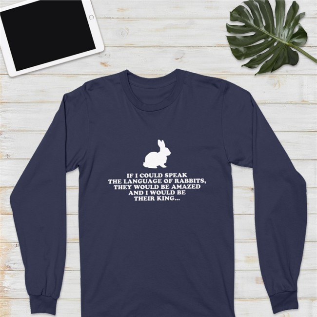 If I Could Speak The Language Of Rabbits T Shirt Dust Origami Buny