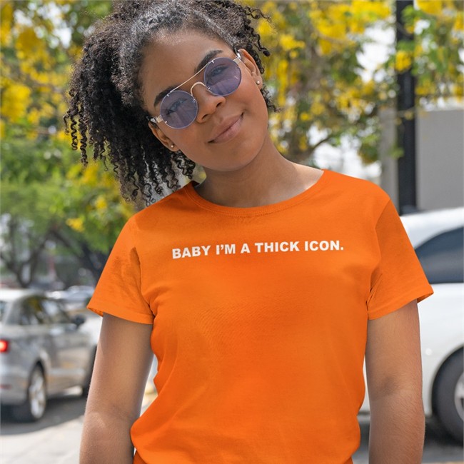 Baby I'm A Thick Icon Tee Shirt Monét X Change Merch Monetxchange Monét X Change Merch Baby I'm A Thick Icon Shirt Monetxchange
