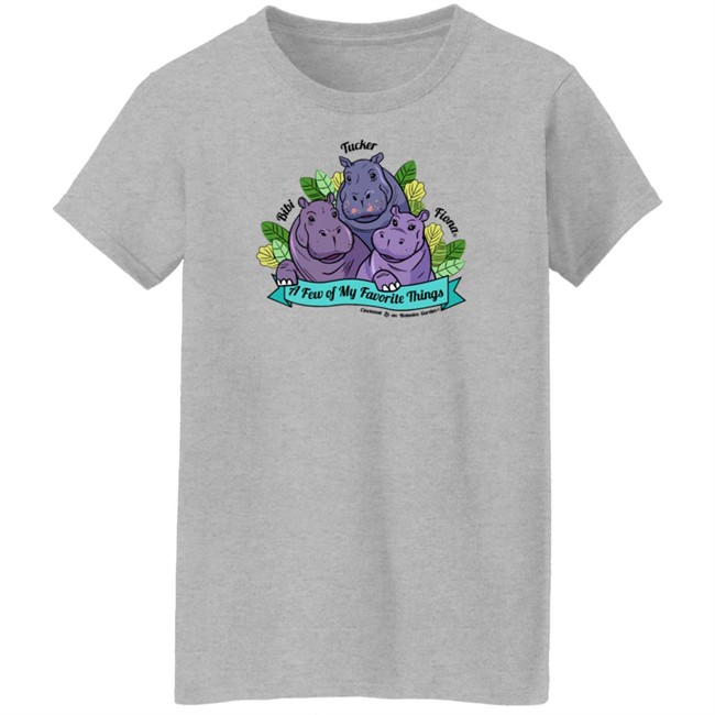 Cincinnati Zoo Shop Favorite Hippo Trio Shirt Cincinnati Zoo Shop Favorite Hippo Trio Shirt