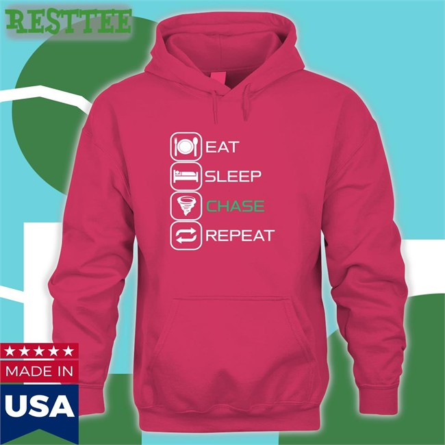 The Wx Store Eat Sleep Chase Repeat Shirts Reed Timmer PhD Eat Sleep Chase Repeat Shirt