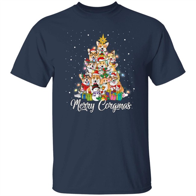 Merry Corgmas Corgi Christmas Tree Fairy Lights Dog Lover Long Sleeve T Shirt Mike Midwestgay Merry Corgmas Corgi Christmas Tree Fairy Lights Dog Lover Long Sleeve T Shirt Mike Midwestgay