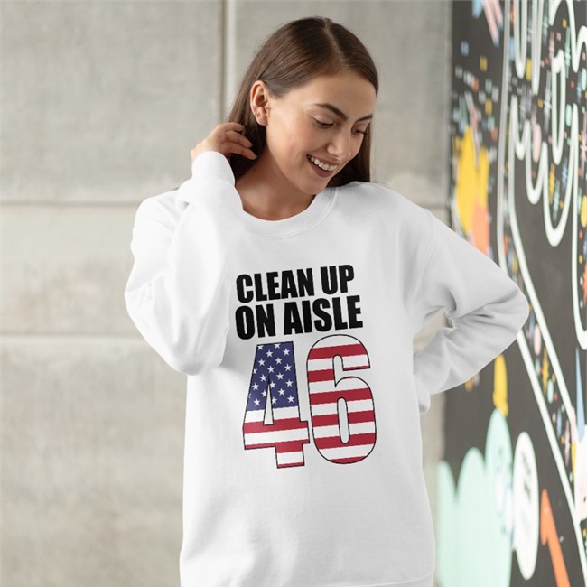 RepublicanAZCPA Clean Up On Aisle 46 Falg American Tee Shirt Clean Up On Aisle 46 Falg American Sweatshirt RepublicanAZCPA