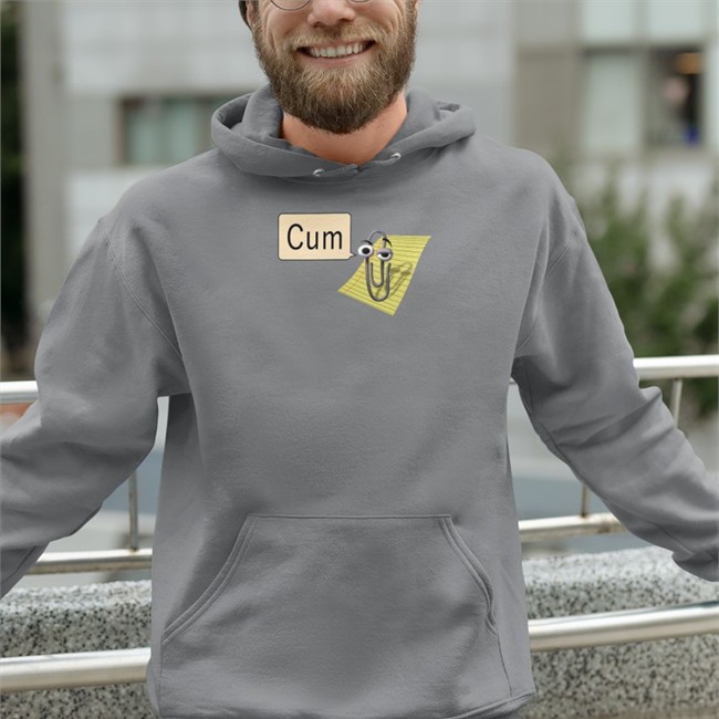 Shirts That Go Hard Clippy Cum Hoodies Office Assistant